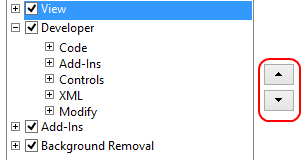 Up and Down arrows to select boxes